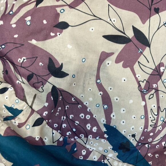 Lesportsac Hobo Bag Animal Print Bird Nature Floral Multicolor Large - Picture 7 of 13